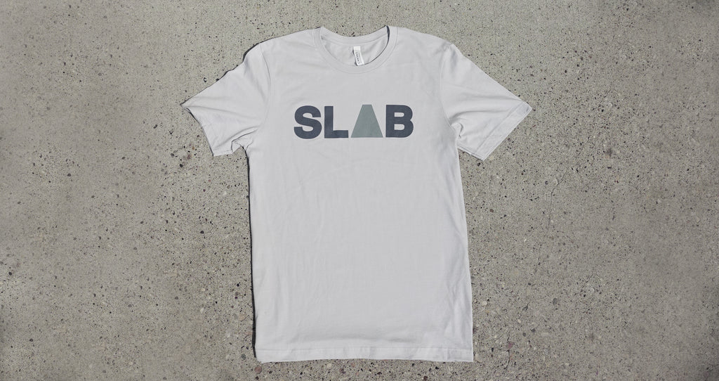 SLAB Tee- Silver